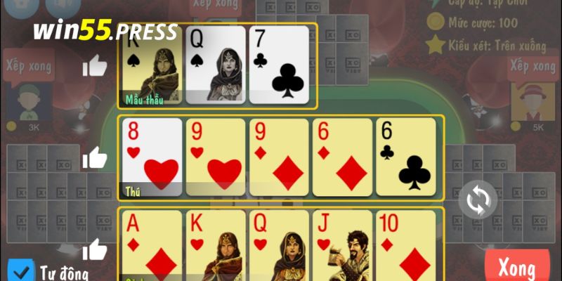 game mau binh online win55 gioi thieu Giới thiệu chung về game bài mậu binh online cho người mới