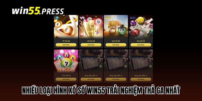 xo so win55 loai hinh Nhiều loại hình xổ số Win55 trải nghiệm thả ga nhất